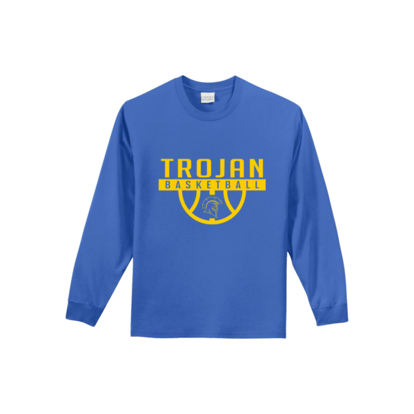 Fife Boys Basketball Port & Company® Long Sleeve Essential Tee - Image 2