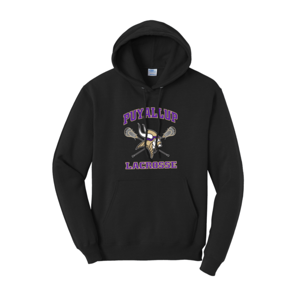Puyallup Vikings Lacrosse Port & Company® Core Fleece Pullover Hooded Sweatshirt