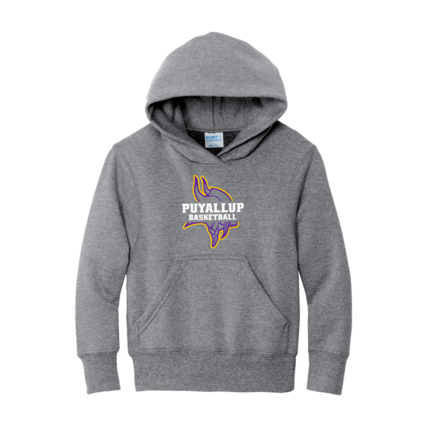 Puyallup Port & Company® Youth Core Fleece Pullover Hooded Sweatshirt - VIKING - Image 2