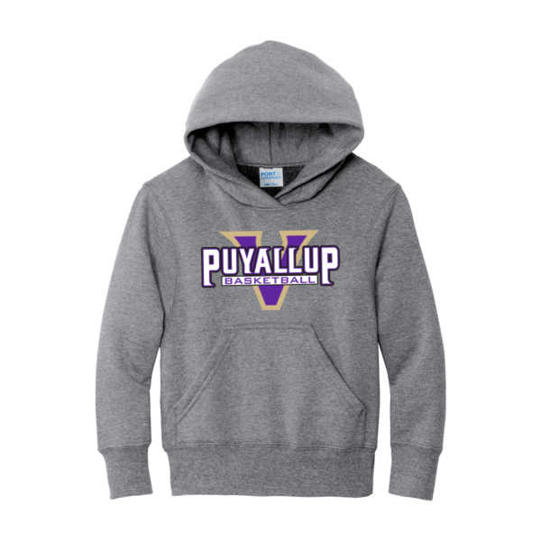 Puyallup Port & Company® Youth Core Fleece Pullover Hooded Sweatshirt - PUYALLUP - Image 2