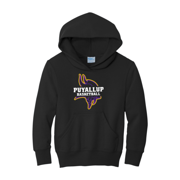 Puyallup Port & Company® Youth Core Fleece Pullover Hooded Sweatshirt - VIKING