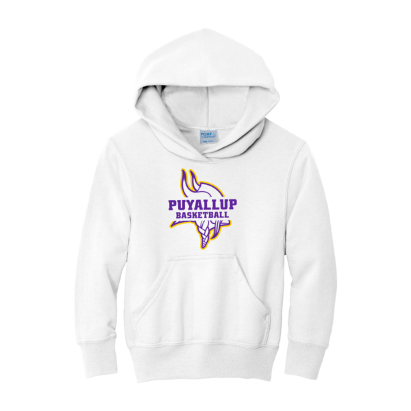 Puyallup Port & Company® Youth Core Fleece Pullover Hooded Sweatshirt - VIKING - Image 3