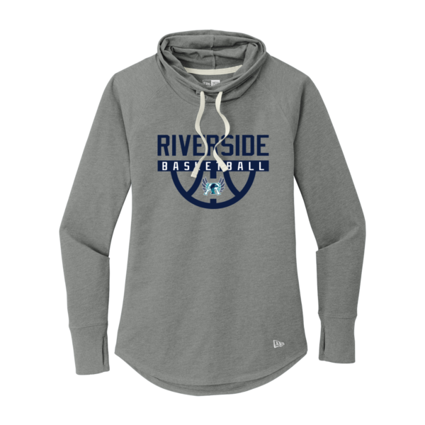 Auburn Riverside New Era ® Ladies Sueded Cotton Blend Cowl Tee - Image 2