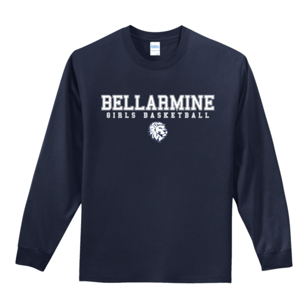 Bellarmine GBB New Era® Heritage Blend Long Sleeve Crew Tee - Image 2