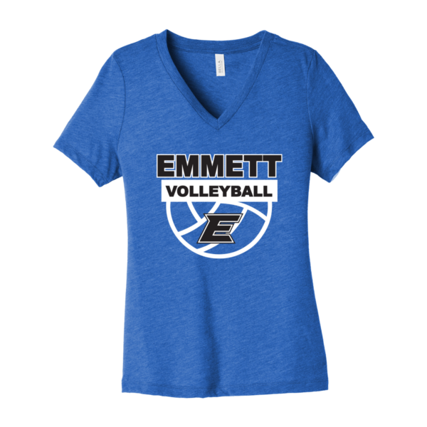 Emmett BELLA+CANVAS® Women’s Relaxed Triblend V-Neck Tee