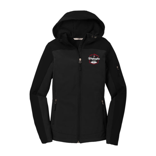 "Washington" Port Authority® Ladies Hooded Core Soft Shell Jacket