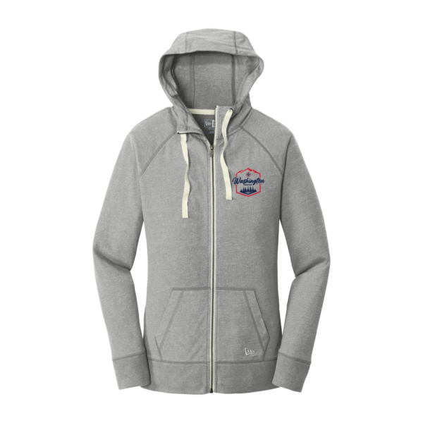 "Washington" New Era® Ladies Sueded Cotton Blend Full-Zip Hoodie