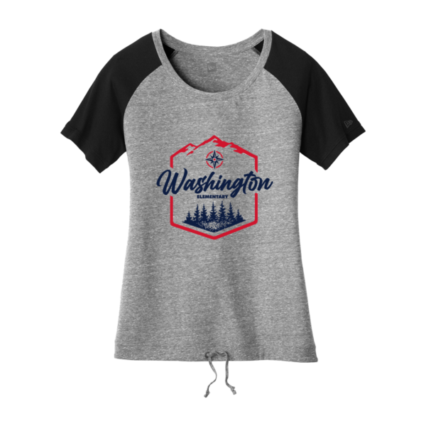 "Washington" New Era ® Ladies Tri-Blend Performance Cinch Tee - Image 2