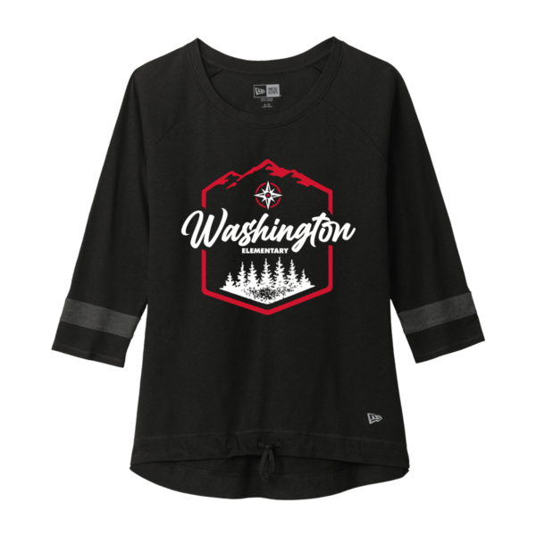 "Washington" New Era ® Ladies Tri-Blend 3/4-Sleeve Tee