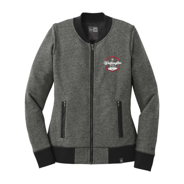 "Washington" New Era® Ladies French Terry Baseball Full-Zip - Image 3