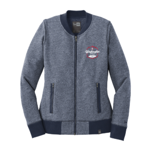 "Washington" New Era® Ladies French Terry Baseball Full-Zip