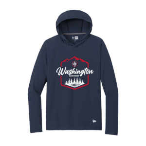 "Washington" New Era® Power Long Sleeve Hoodie