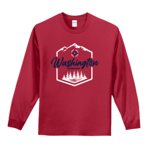 "Washington" Port & Company® Long Sleeve Essential Tee