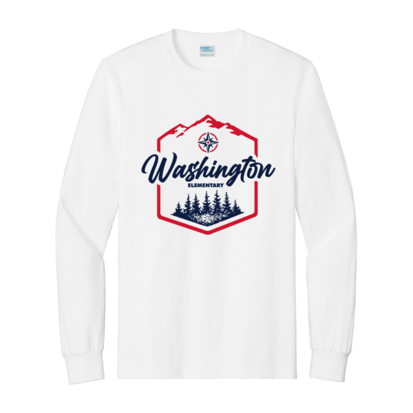 "Washington" Port & Company® Long Sleeve Essential Tee - Image 4
