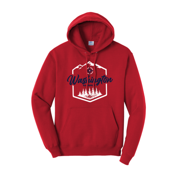 "Washington" Port & Company® Core Fleece Pullover Hooded Sweatshirt