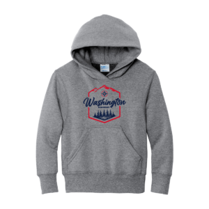 "Washington" Port & Company® YOUTH Core Fleece Pullover Hooded Sweatshirt