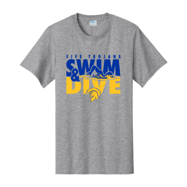 Fife Swimming Port & Company® Core Cotton Tee - Image 2
