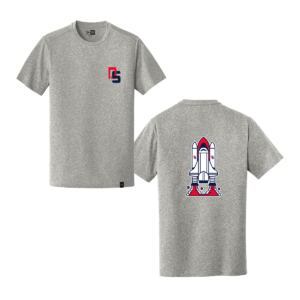 Dick Scobee New Era® Heritage Blend Crew Tee - Front/Back