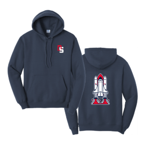 Dick Scobee Port & Company® Core Fleece Pullover Hooded Sweatshirt - Front/Back