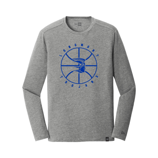 "Longmont" New Era® Heritage Blend Long Sleeve Crew Tee