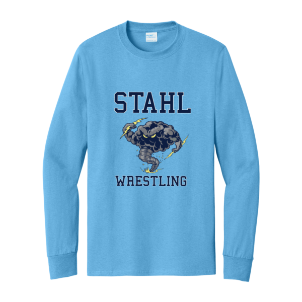 Stahl Wrestling Port & Company® Long Sleeve Essential Tee - Image 2