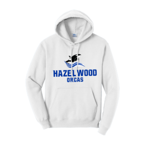 "Hazelwood" Port & Company® Core Fleece Pullover Hooded Sweatshirt