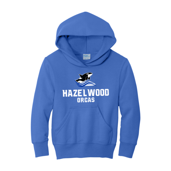 "Hazelwood" Port & Company® Youth Core Fleece Pullover Hooded Sweatshirt