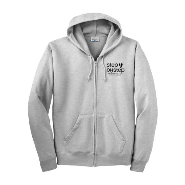 Step By Step Hanes® - EcoSmart® Full-Zip Hooded Sweatshirt