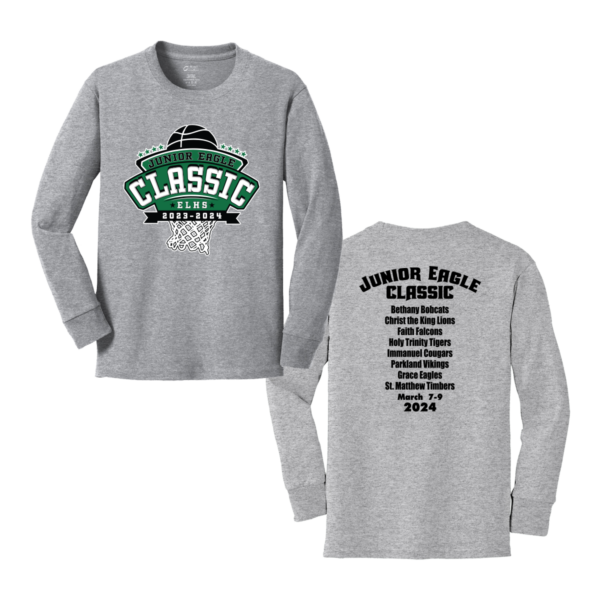 "Junior Eagle" Port & Company® YOUTH Long Sleeve Core Cotton Tee