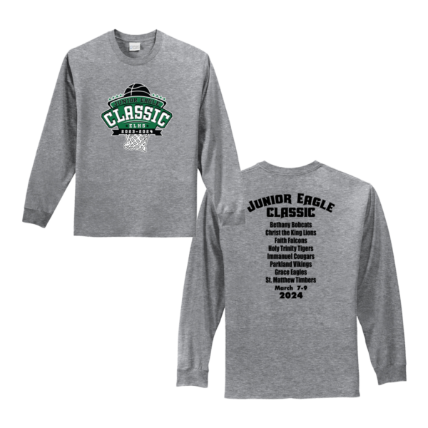 "Junior Eagles" Port & Company® Long Sleeve Essential Tee