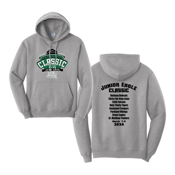 "Junior Eagles" Port & Company® Core Fleece Pullover Hooded Sweatshirt