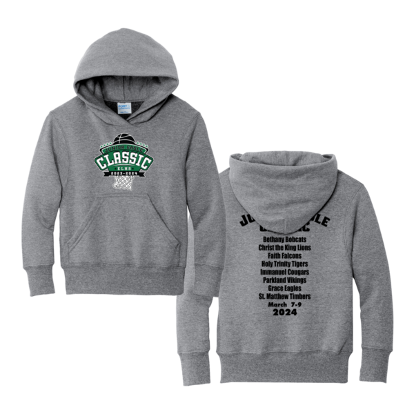 "Junior Eagle" Port & Company® YOUTH Core Fleece Pullover Hooded Sweatshirt