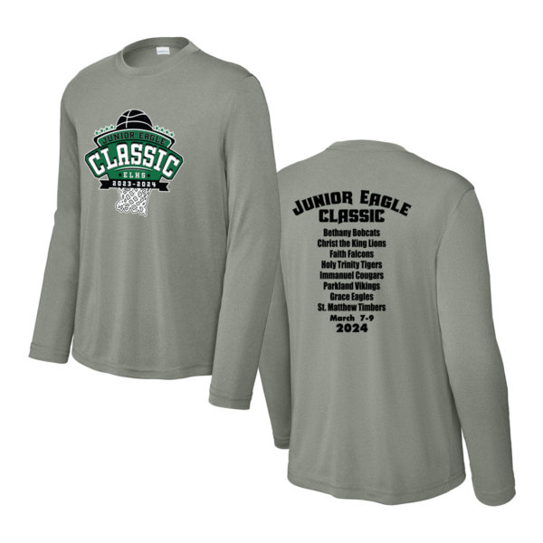 "Junior Eagle" Sport-Tek® YOUTH Long Sleeve PosiCharge® Competitor™ Tee