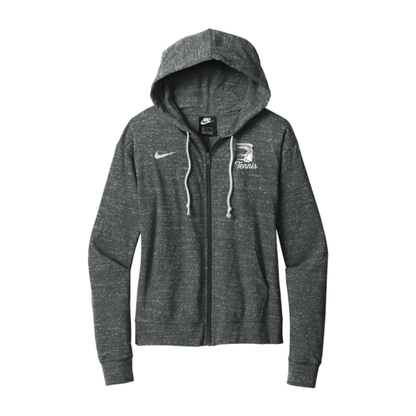 "Longmont" Nike Ladies Gym Vintage Full-Zip Hoodie - Image 3
