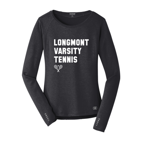 "Longmont" OGIO® Ladies Long Sleeve Pulse Crew - Image 3