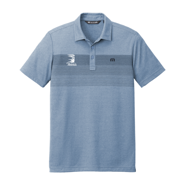 "Longmont" TravisMathew Coastal Chest Stripe Polo - Image 2
