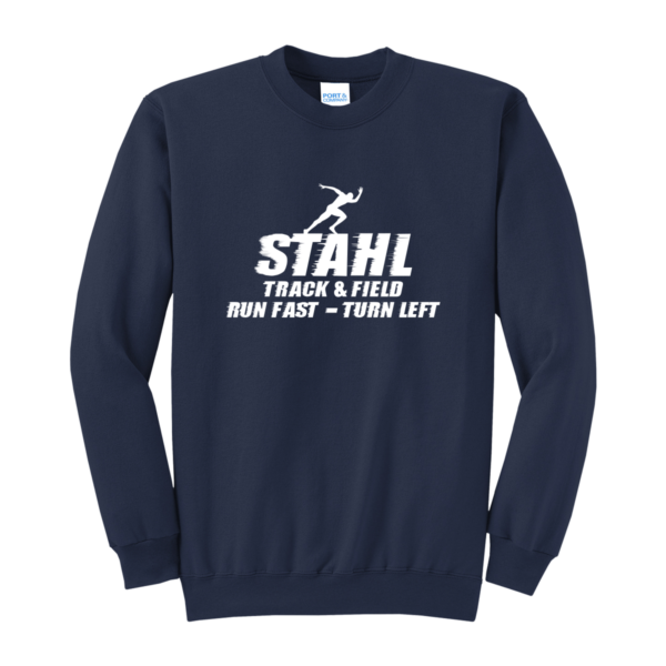 Stahl Jr. High T&F Port & Company® Core Fleece Crewneck Sweatshirt - Image 2