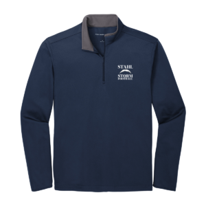 Stahl Football Port Authority® Vertical Texture 1/4-Zip Pullover
