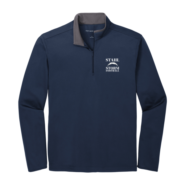 Stahl Football Port Authority® Vertical Texture 1/4-Zip Pullover
