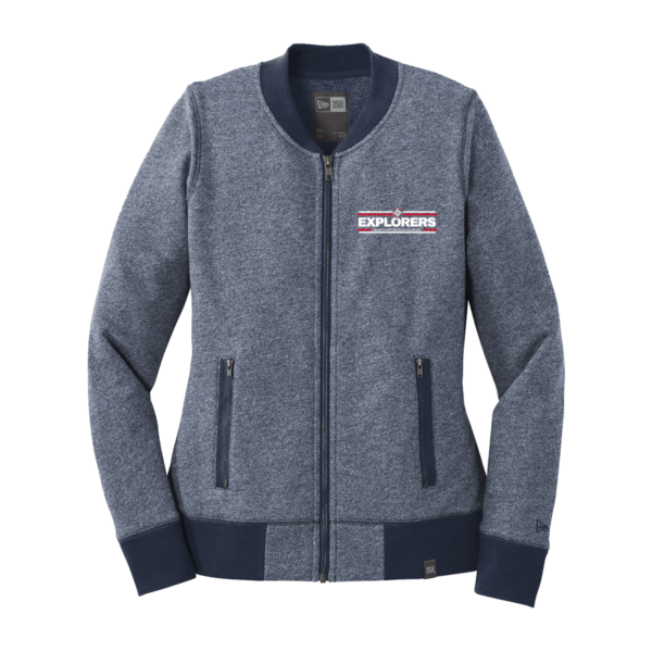 Washington Elementary New Era® Women's French Terry Baseball Full-Zip - Image 2