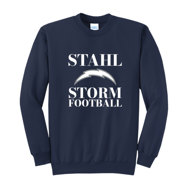 Stahl Football Port & Company® Core Fleece Crewneck Sweatshirt
