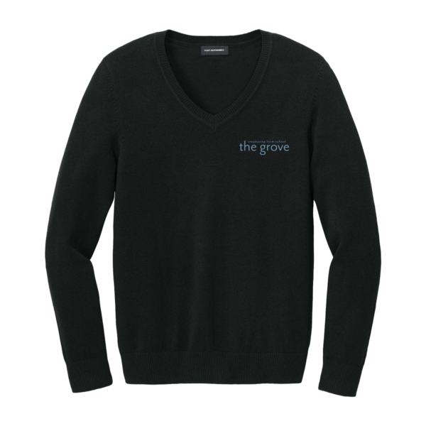 The Grove Port Authority® Easy Care V-Neck Sweater - Image 2