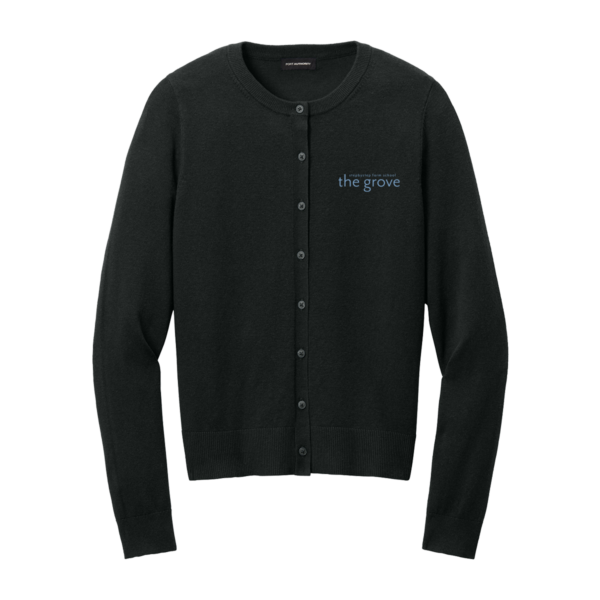The Grove Port Authority® Women’s Easy Care Crewneck Cardigan Sweater
