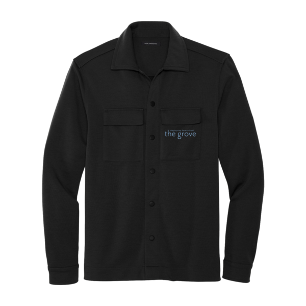 The Grove Mercer+Mettle® Double-Knit Snap Front Jacket