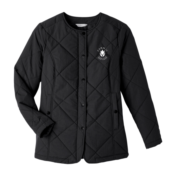 Farm 12 Restaurant UltraClub Ladies' Dawson Quilted Hacking Jacket