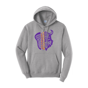 Vikings Lax Port & Company® Core Fleece Pullover Hooded Sweatshirt