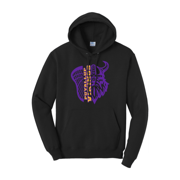Vikings Lax Port & Company® Core Fleece Pullover Hooded Sweatshirt - Image 2