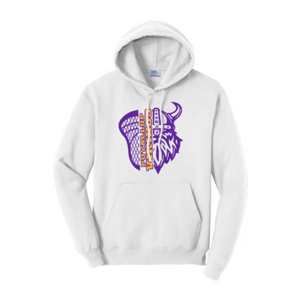 Vikings Lax Port & Company® Core Fleece Pullover Hooded Sweatshirt - Image 3