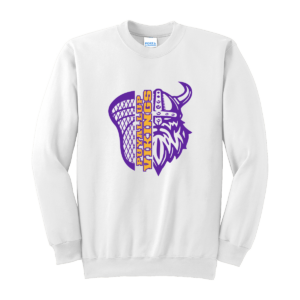 Vikings Lax Port & Company® Essential Fleece Crewneck Sweatshirt