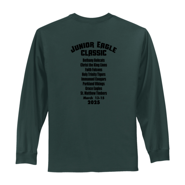 Junior Eagle Classic Long Sleeve Essential Tee - Green/Black